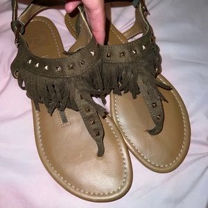 Fringe Sandals
